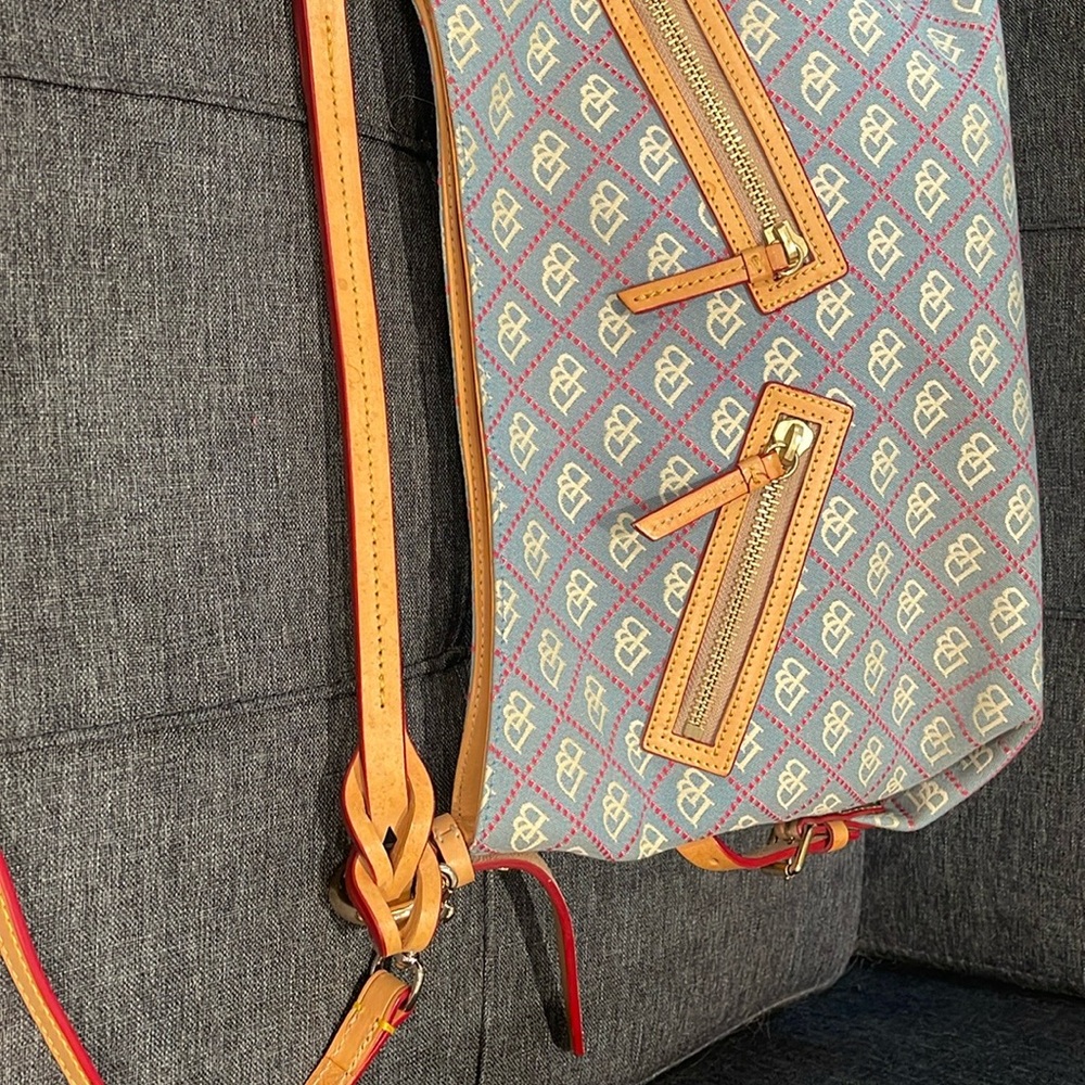 Dooney & Bourke Monogram Brenna Satchel - Picture 6 of 16